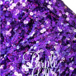Sequinned fringe purple